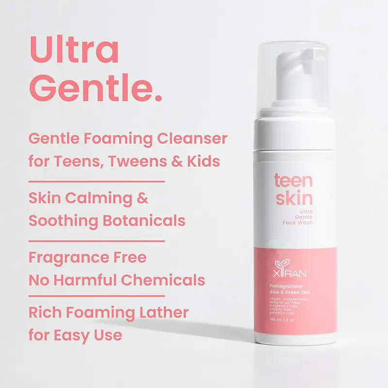 Private Label Green Tea Foaming Face Cleanser